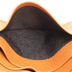 Pre Owned Dior Tan Leather Saddle Bifold Wallet