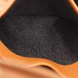 Pre Owned Dior Tan Leather Saddle Bifold Wallet