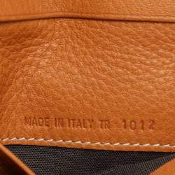 Pre Owned Dior Tan Leather Saddle Bifold Wallet