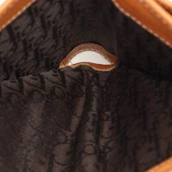 Pre Owned Dior Tan Leather Saddle Bifold Wallet