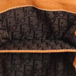 Pre Owned Dior Tan Leather Saddle Bifold Wallet