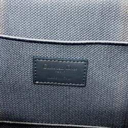 Dior blue Embroidery Vanity bag
