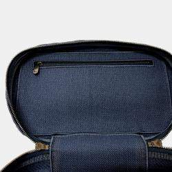 Dior blue Embroidery Vanity bag