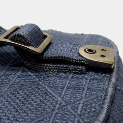 Dior blue Embroidery Vanity bag