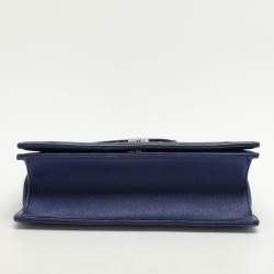 Dior Blue Leather Medium Diorama Flap Shoulder Bag