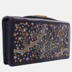 Dior Black Lambskin Tarot Aries Clutch