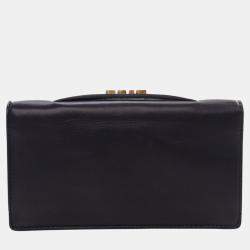 Dior Black Lambskin Tarot Aries Clutch