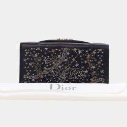 Dior Black Lambskin Tarot Aries Clutch