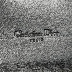 Dior Black Cannage Leather Rendezvous Wallet on Chain