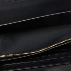 Dior Black Cannage Leather Rendezvous Wallet on Chain