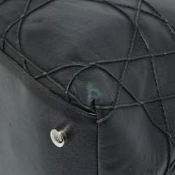 Pre Owned Dior Black Cannage Leather Granville Tote