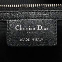 Pre Owned Dior Black Cannage Leather Granville Tote