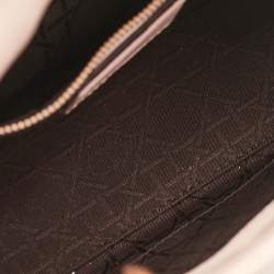 Pre Owned Dior Pink Cannage Leather Small Lady Dior My ABCDior Tote