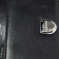 Pre Owned Dior Black Leather Small Diorama Flap Shoulder Bag
