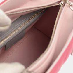 Christian Dior Pink Lambskin Lady Dior Cannage Handbag