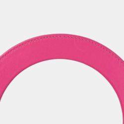 Pre Owned Christian Dior Pink Lambskin Lady Dior Cannage Handbag