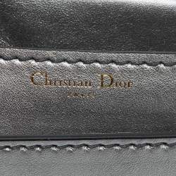 Pre Owned Dior Silver Leather Miss J'adior Chain Flap Bag