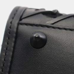 Christian Dior Black Leather Dior Lady Medium Handbag