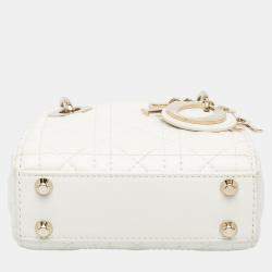 Dior Micro Lambskin Cannage Lady Dior