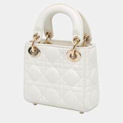 Dior Micro Lambskin Cannage Lady Dior