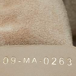 Pre Owned Dior Powder Beige Leather Medium Toujours Bag