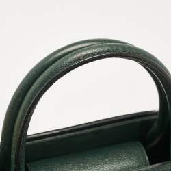 Pre Owned Dior Green Leather Medium Diorever Tote