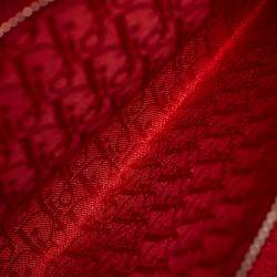 Pre Owned Dior Red Cannage Patent Leather Large Lady Dior Tote