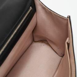 Pre Owned Dior Black Leather Large Diorama Flap Shoulder Bag