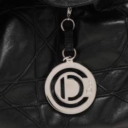 Pre Owned Dior Black Cannage Leather Le Trente Hobo