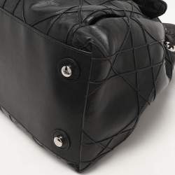 Pre Owned Dior Black Cannage Leather Le Trente Hobo