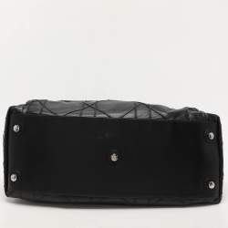 Pre Owned Dior Black Cannage Leather Le Trente Hobo