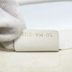 Pre Owned Christian Dior Black White Book Medium Leather Tote Bag