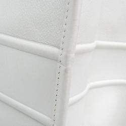 Pre Owned Christian Dior Black White Book Medium Leather Tote Bag