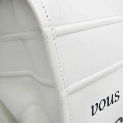 Pre Owned Christian Dior Black White Book Medium Leather Tote Bag