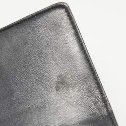 Pre Owned Dior Silver Cannage Patent Leather Baby Diorama Chain Bag