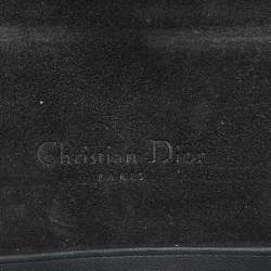 Dior Black Leather Saddle Flap Belt Bag