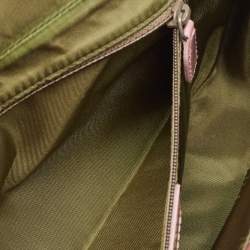 Pre Owned Dior Pink Leather and Python Malice Shoulder Bag