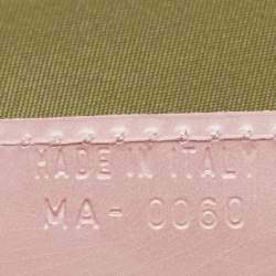 Pre Owned Dior Pink Leather and Python Malice Shoulder Bag