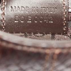 Pre Owned Dior Brown Leather and Python Vintage Baguette Bag