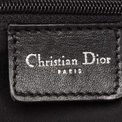 Dior Black Diorissimo Canvas and Leather CD Logo Flap Messenger Bag