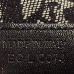 Dior Black Diorissimo Canvas and Leather CD Logo Flap Messenger Bag