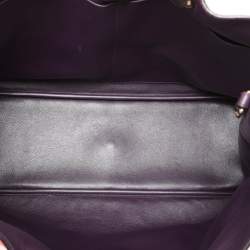 Pre Owned Dior Coral Leather Large Diorissimo Shopper Tote