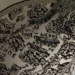 Dior Black/White Plan De Paris Nylon Diortravel Pouch