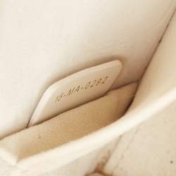Pre Owned Dior Off White Cannage Leather Medium Lady D-Joy Tote