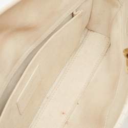 Pre Owned Dior Off White Cannage Leather Medium Lady D-Joy Tote