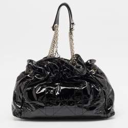 Dior Black Cannage Leather Le Trente Hobo