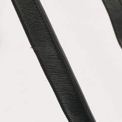 Dior Black Glossy Leather Montaigne 30 Flap Shoulder Bag