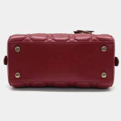 Pre Owned Dior Red Leather Lily Bag