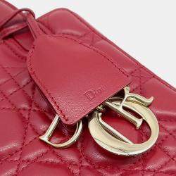 Pre Owned Dior Red Leather Lily Bag