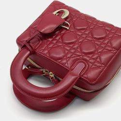 Pre Owned Dior Red Leather Lily Bag